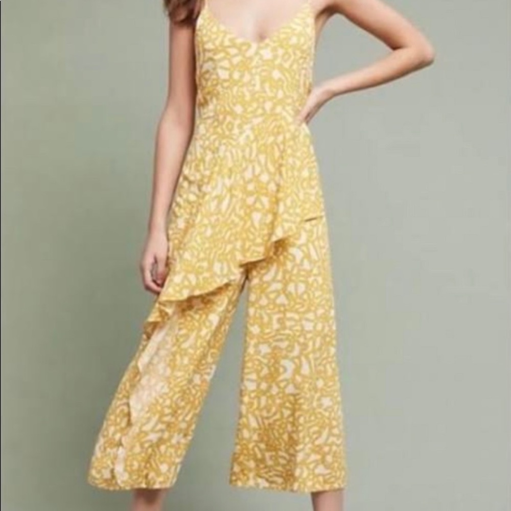 Anthropologie Maeve Brittany Printed Jumpsuit